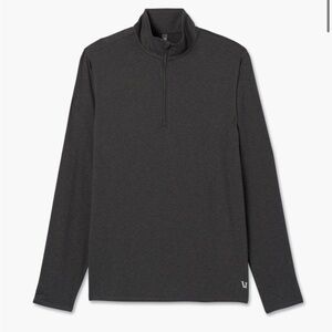 Vuori Dark Gray Long Sleeve Performance Half zip